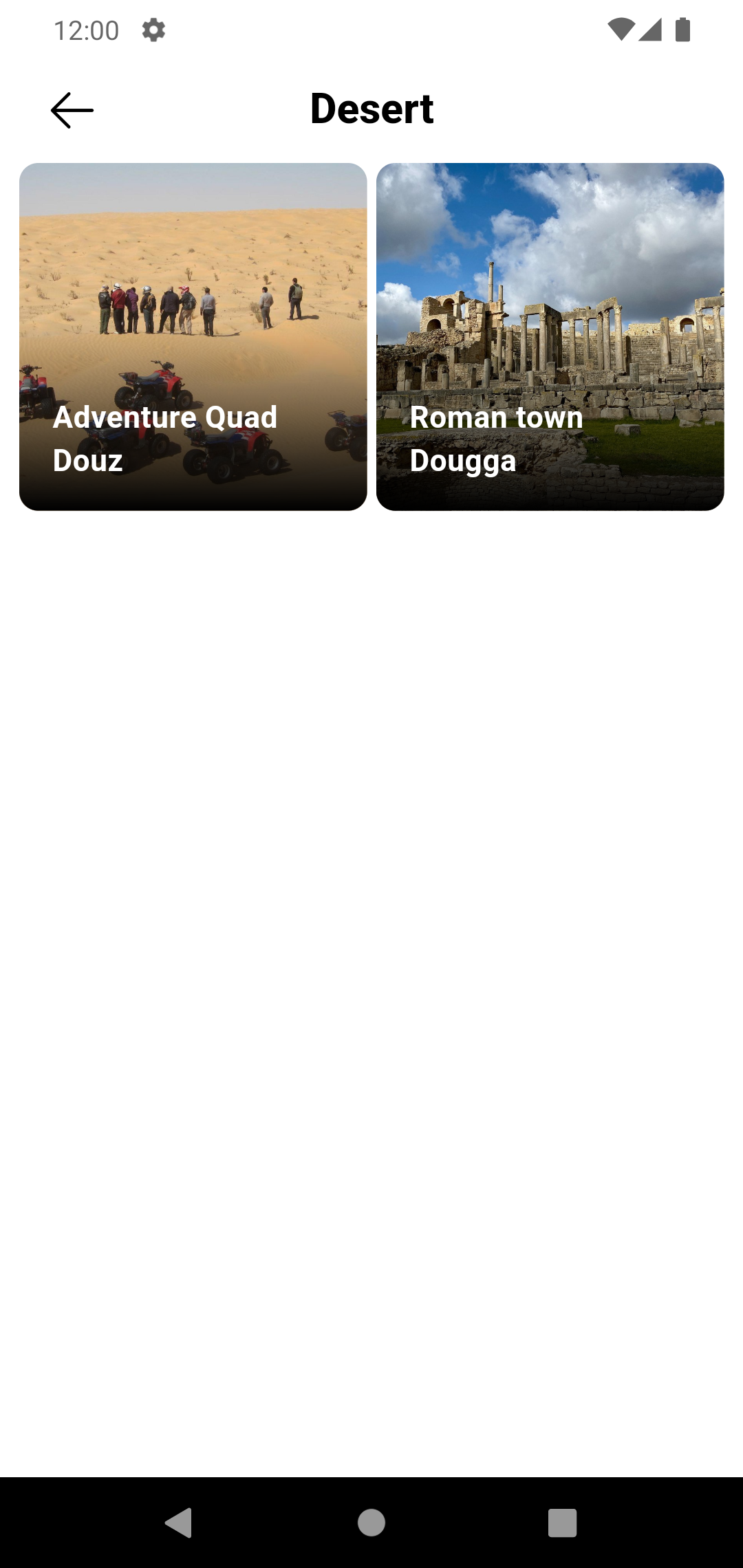 ExploreEase Categories