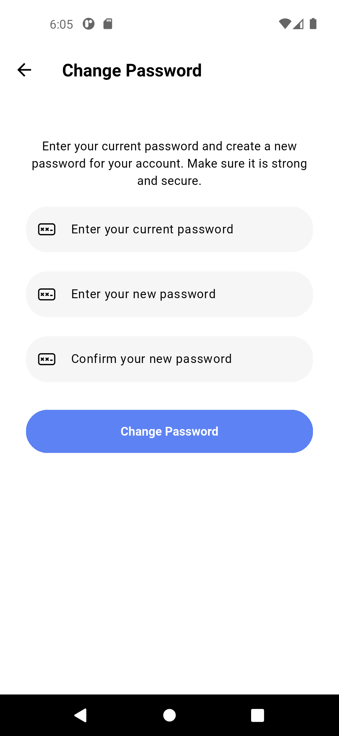 Change Password