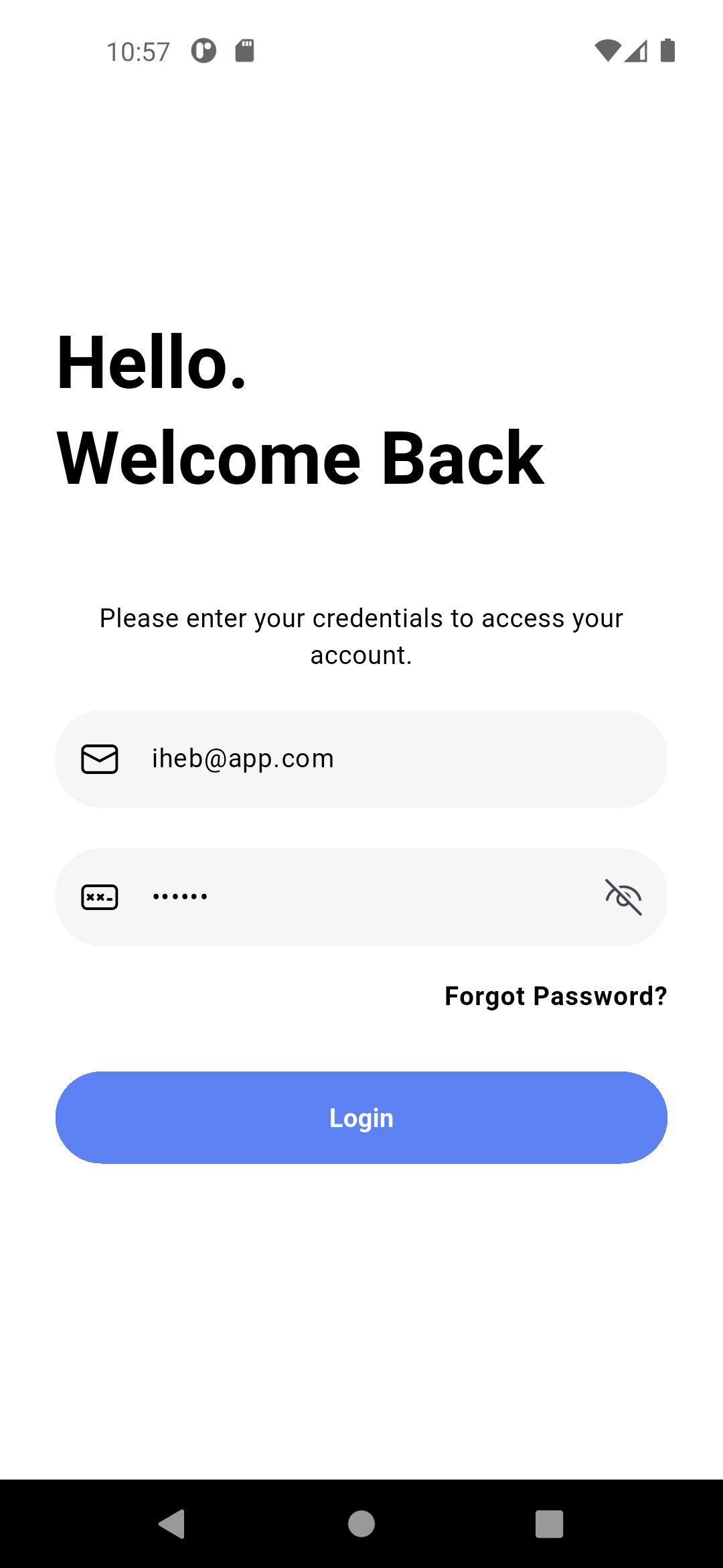 Mobile Login