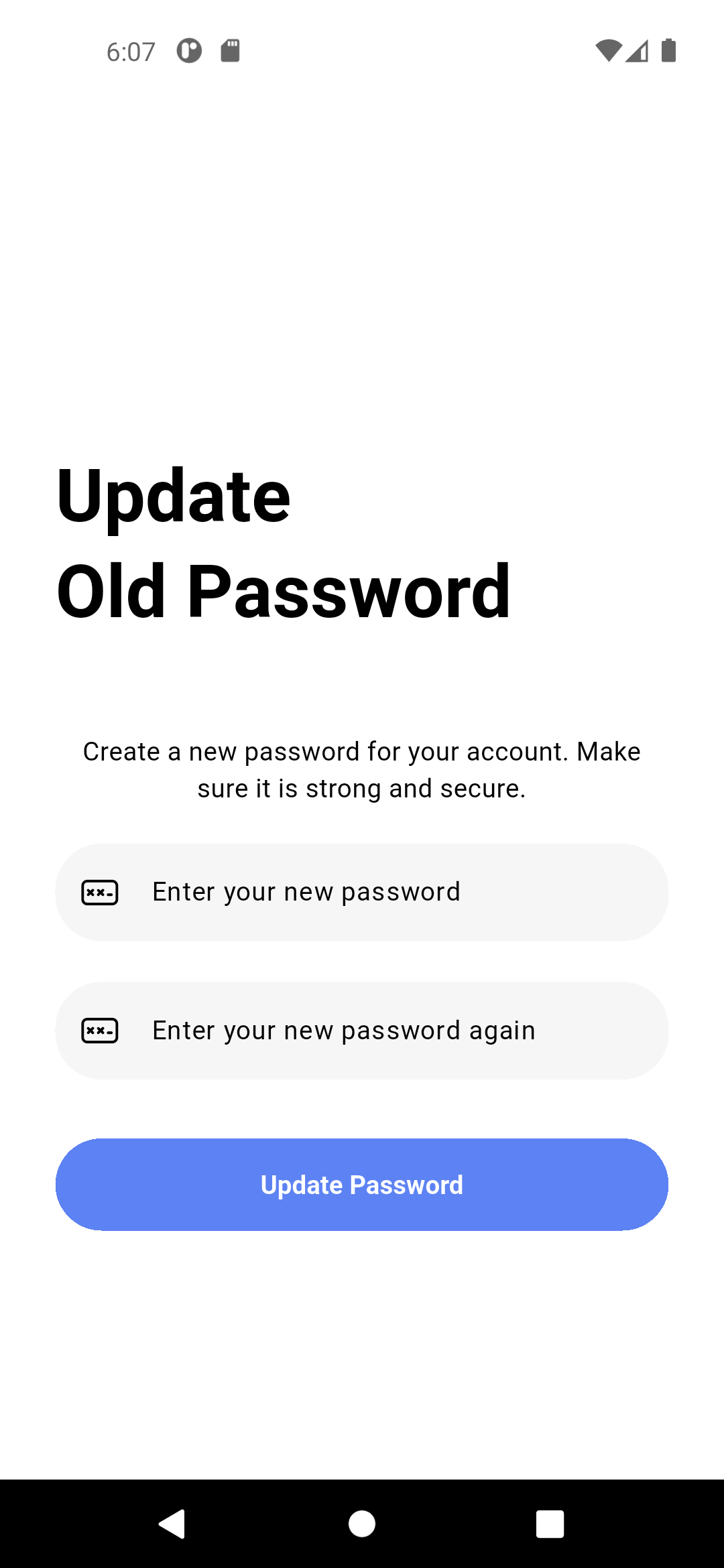New Password