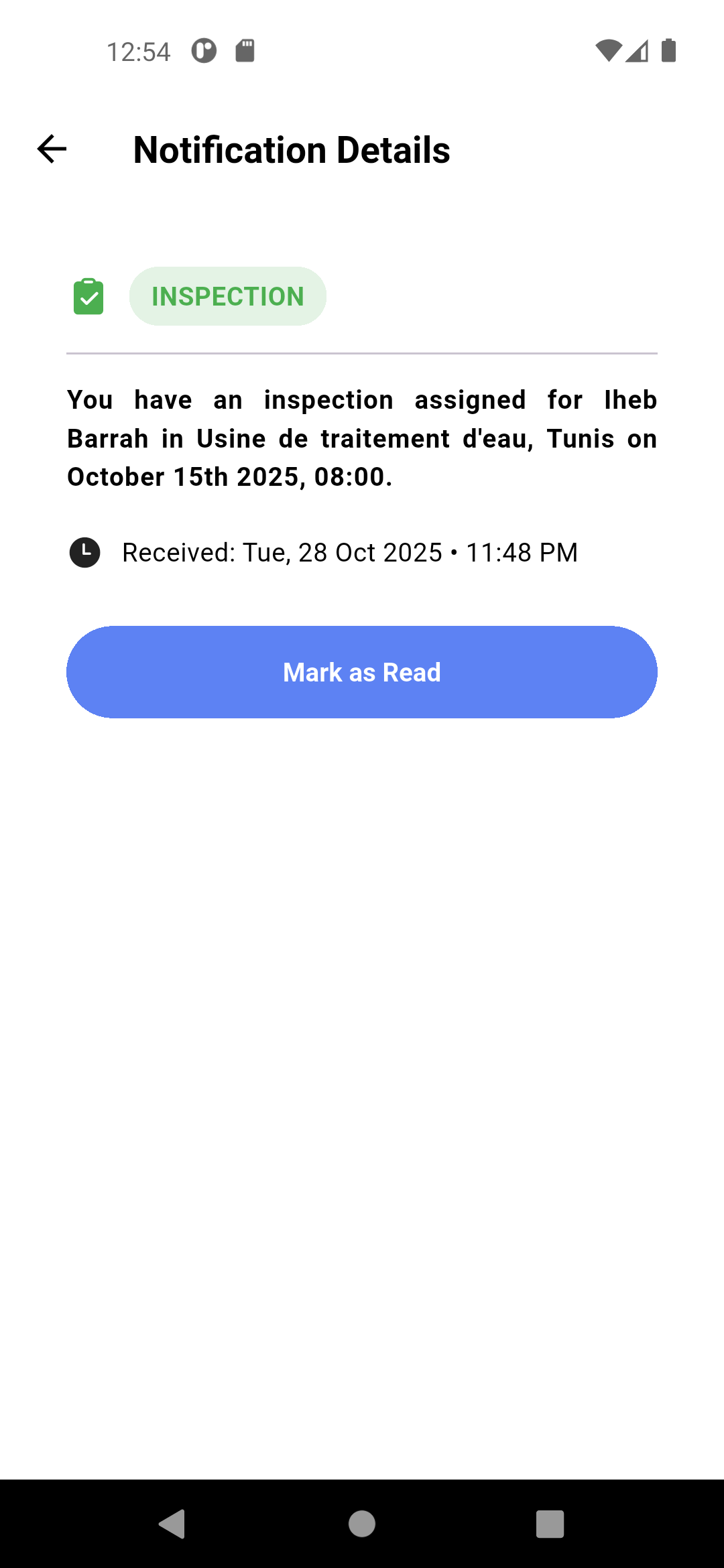 Notification Details
