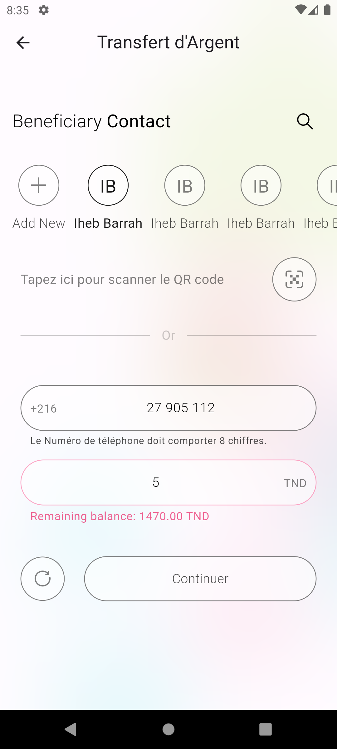 IZI Payment Transfer
